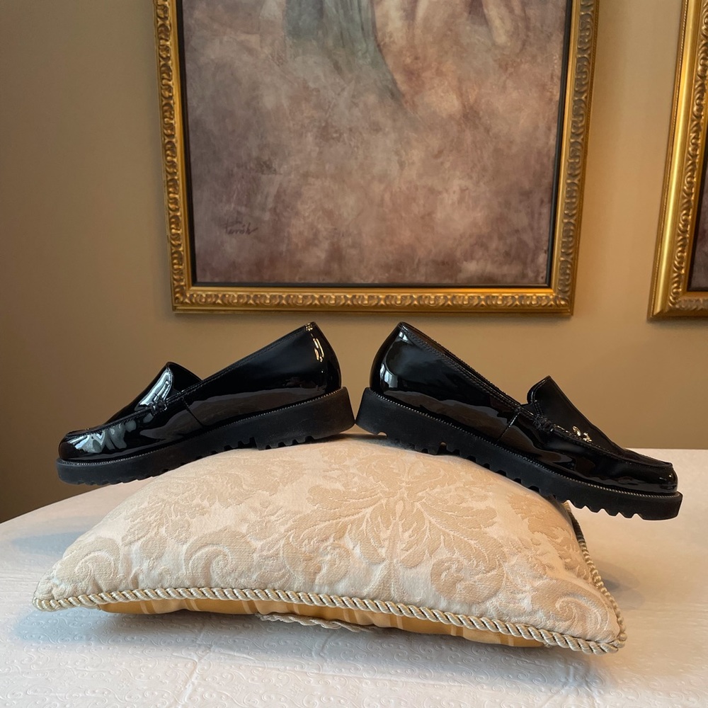 Paul Green Blk Patent Jojo Loafer 9US
